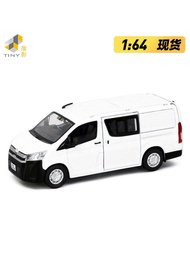T Tiny Micro Shadow Toyota Hiace Hiace H300 White Van Truck 1: 64 Alloy Car Model Out of Print Model