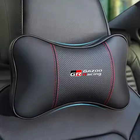 Car Ornaments Seat Headrest Auto Neck Pillow For Toyota GR Gazoo Racing Yaris Supra A90 GT GT3 GR86