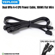 YEPLOOK Dual 8Pin 4+4 CPU Power Cable for Corsair RM1000x, RM850x, RM750x, RM650x, RM550x RM-x Serie