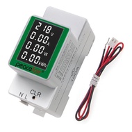 Watt Meter AC Digital KWH Peacefair PZEM-008 220V 100A Wattmeter Monitor Ammeter Voltmeter AC Backli