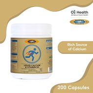 Ocean King Liquid Calcium & Vitamin D3 Vege Caps 200s | Bones & Joint Health