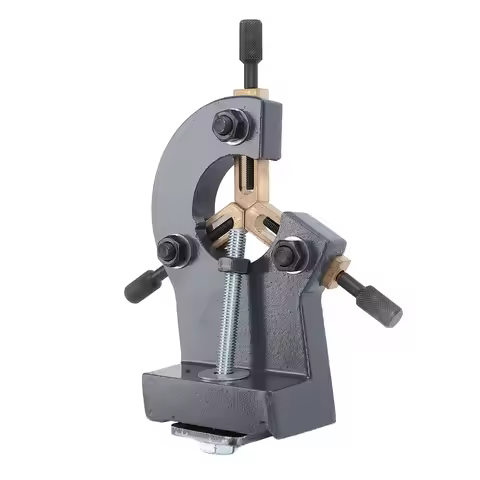 Wood Lathe Steady Rest Grey Color Metal Mini Lathe Steady Rest for 0618 CJ18 CJ0618A 7x12 7x14 0618‑
