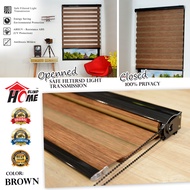 SEOUL VOL .1 Korea Zebra Blinds Black System Height 6 Feet(183cm) / Langsir Bidai Korea / Width 2 Fe