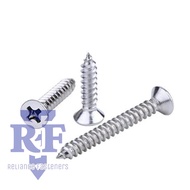 (100Pcs) Fh 8x3" Screw/Self Tapping Screw Flat Head F+AB (7.5 CM)
