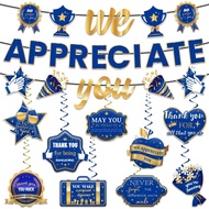 Employee Appreciation Decorations, We Appreciate You Banner Decorations, Thank You Sign, Staff Appre