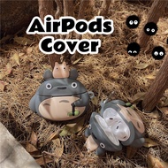 AirPod Earpod Apple 1 2 3 4 Pro 2 Earpods Airpods Case Earphone Totoro Animen Soft Case
