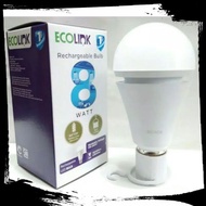 Lampu LedBulb Emergency Ecolink 8 Watt Cahaya Putih