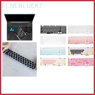 [finebluek7] Keyboard Cover Thin Silicone for ASUS Fa706Iu Laptop Accessories Notebook