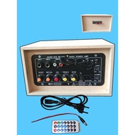 Stereo Power Amplifier model D10 - Power Amplifier Bluetooth Mic echo karaoke POWER D10