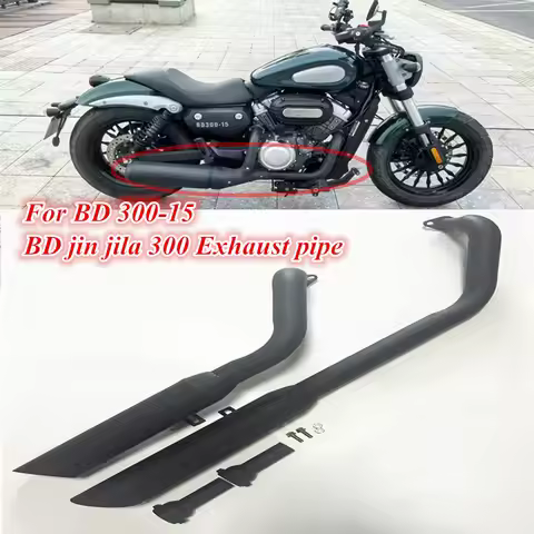 For Benda Chinchilla 300 Exhaust Jin Jira 300 BD300-15 System Bigger pipe Exhaust Motorcycle With de