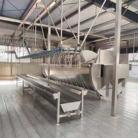 1000bph Halal Chicken Slaughter Machine Production Line for Poultry Slaughterhouse