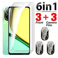 For Realme C67 4G 6.72inch RMX3890 Glass 6in1 Tempered Glass Camera Film Realme C67 Realmy Realmi C 