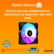 OCYPUS CASE FAN 120MM BETA F12 ARGB BLACK (1X ARGB FAN + 800-1600 RPM) 1Y