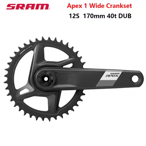 SRAM Apex 1 Wide Crankset FC-APX-1W-D1 12S 170mm 40t Direct Mount (DM) Road Bike Chainwheel 1x DUB C