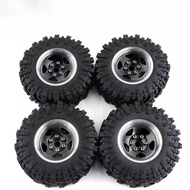 98mm 12mm Hex Anti-Slip Metal Crawler Tire Kit Fit MJX H12Y 1/12 RC Car Shock Absorbing Upgrade Modi