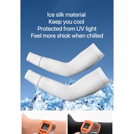 Ice silk sleeves ROCKBROS UV protection for running cycling