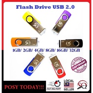 ♕SQ♕ Rotatable Drive Memory Stick 128MB 256MB 512MB 1GB 2GB 4GB 8GB 16GB 32GB USB 2.0 Pen Drive Mini