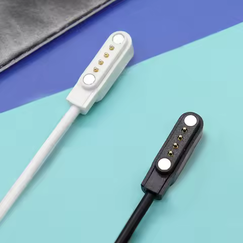 4 Pin 7.62 mm Charger Cord For q100 q750 GT68 GT88 G3 KW18 Y3 KW88 Smart Watch Accessory Magnetic Ch