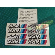 Stiker SPORT Rim SSR TYPE F