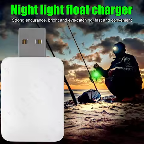 1-5pcs Electronic Fishing Float Battery Charger CR425 USB Charger 2 Holes Charging Adapter For LED F