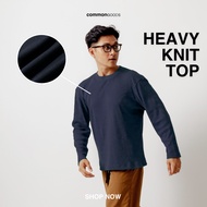 Common Goods Long Sleeve Heavy Knit Top - Navy