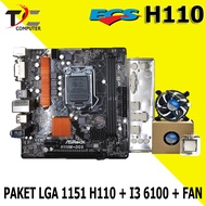 LGA 1151 DDR4 Plus I3 6100 Fan Motherboard Motherboard Package