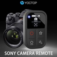 Remote control for SONY Cameras with OLED Screen Compatible with SONY RMT-P1 ZV1 A7M4 6700 A7C Canon