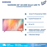 SAMSUNG 65" 4K UHD Smart TV UA65AU7000KXXM | Smart TV Powered by TIZEN | PurColour | Crystal Processor 4K