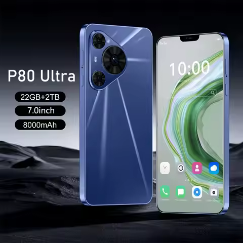 Brand New Pad Tablet PC P80 Ultra 7.0 Inch HD 4K Android 22GB+2TB 8000Mah Battery 4G 5G Dual Sim Car