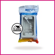 ஐ ❂ ◰ Royu Electrical Wall Mounted PVC Amco Box (Surface Type Utility Box)