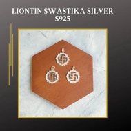 Liontin Swastika Silver S 925 / Liontin Kalung Perak / Perak Bali