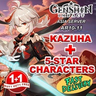 【BUY ONE TAKE ONE】Genshin impact ID【Fast delivery】Kazuha+other characters combination low AR