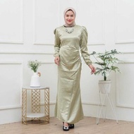 Elora DRESS BRIDESMAID WEDDING DRESS / PREMIUM SATIN GAMIS / FASHION MUSLIMAH CLOTHING