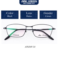Air Titan AT620F Minimalist Half-Rim Titanium Optical Eyeglasses Unisex