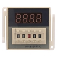 0.01S-9999H Pins 0111ROM 8 Digital DH48S-2Z 10A LCD Display Time Timer Delay Relay 380VAC DC/24VAC D