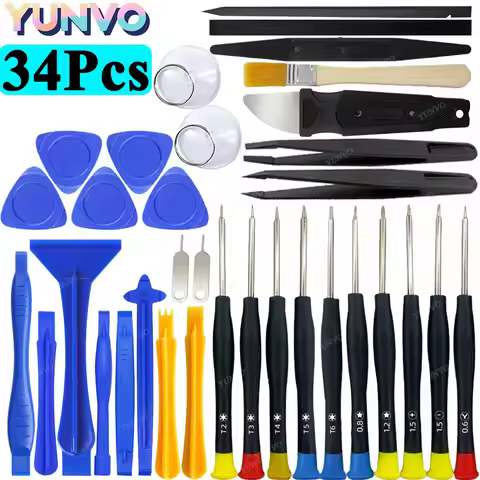 Smartphone Cell Phone Repair Tool Kit - Professional Mobile Phone Repair Tools Set with Essential Re