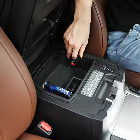 Car Armrest Storage Box Center Console Organizer For Toyota Land Cruiser Fj200 Lc200 Lexus Lx570 200