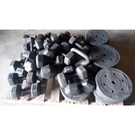 【Minor Defect Stock Clearance】Dumbbell Plate / Hexagon Dumbbell / Kettlebell