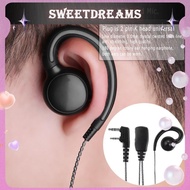 1.2m In-ear Earpiece with Mic PTT 2 Pin Earphone Earpiece for 2 Way Radio Walkie Talkie Accessories 