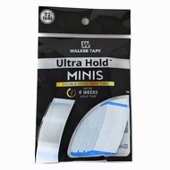 WALKER TAPE Mini Strips Ultra-Hold Tape 72 Pack - Wigs, Hairpiece, Toupee