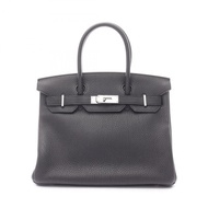 愛馬仕 Birkin 30 手提包，Togo 皮革，黑色，SHW，二手，女士款