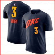 SY5 2023-2024 NBA Oklahoma City Thunder Josh Giddey Tshirt Fans Short Sleeve Sports Tee Unisex City 