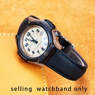 19MM genuine leather watch strap for Casio vintage Forester FT-500WC AW-80V W-89H watchband accessor