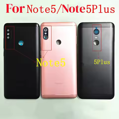 Back Door Housing Case Cover Redmi Note 5 For Xiaomi Redmi Note 5 5Plus Note 6 Pro Battery Cover wit