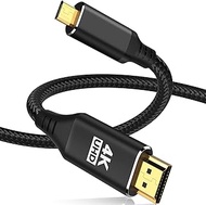 KELink 4K Micro HDMI to HDMI Cable 10Feet, 4K@60Hz HDMI to Mircro HDMI Cord Aluminum Shell Braided High Speed 18Gbps, 2K@165Hz HDR 3D ARC Compatible with Laptop Camera Connected to Monitor Projector