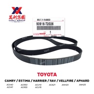 Toyota Fan Belt 7PK1935 for Toyota Estima / Vellfire / Alphard / Camry - 90916-T2026