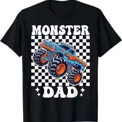 Monster Truck Dad Are My Jam Lovers T Shirt