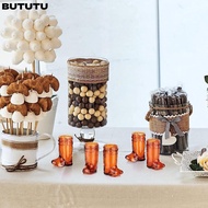 BUTUTU 1/10Pcs Western Cowboy Glasses, Plastic 1 Oz Mini Cowboy Boot Glasses, Creative Transparent S