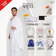 AL-BAHR SET IHRAM ADEEL 9 in 1 - 2 SET KAIN IHRAM + 1 TALI PINGGANG + AKSESORI - TIADA BAG albahr ha