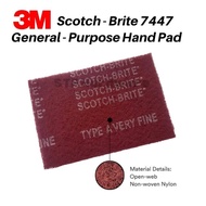 3M #7447 Scotch-Brite Hand Finishing Pads